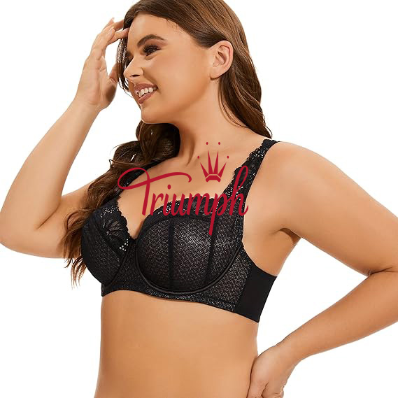 Triumph - (3 db)Női nagyméretű csipke aládrótozott melltartó