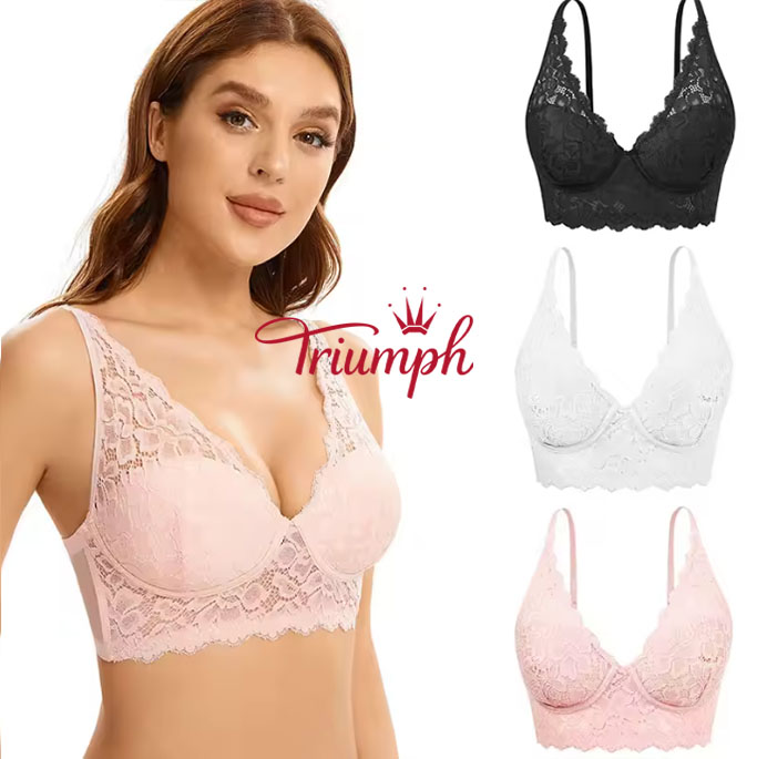 TRIUMPH - 3 SZT. 💥lace anti-sagging push-up bra