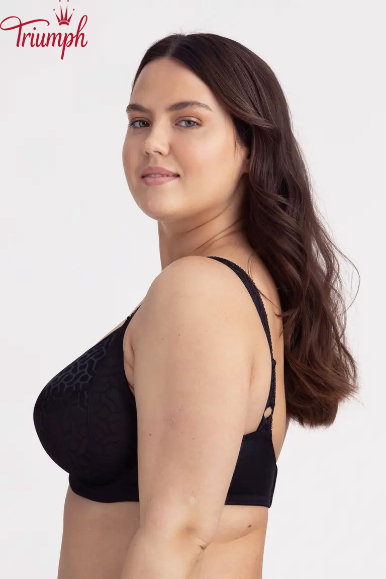 Triumph - (3 db) aládrótozott jacquard melltartó