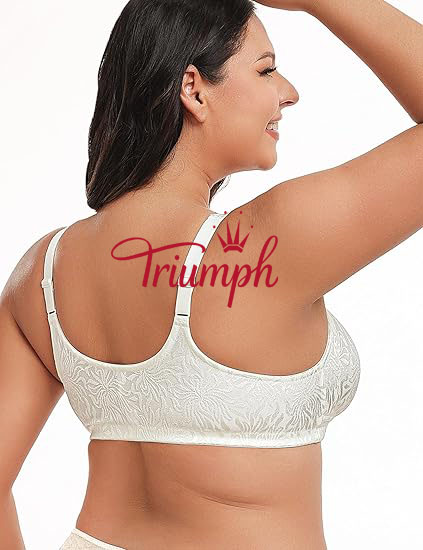Triumph - 3 darab 🔥Női teljes fedőképességű vezeték nélküli komfort melltartó párnázat nélkül