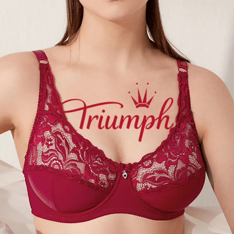 Triumph - 3 darabos 💥Csipke varrat nélküli melltartó [75C-105E]