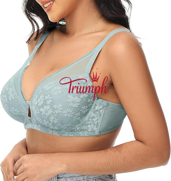 Triumph - (3 db) Női csipkés push-up melltartó