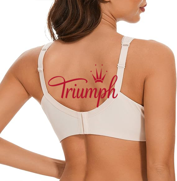 Triumph - 3 darab 🔥Női csipke melltartó nagy méretű, teljes fedésű virágos emelő melltartó