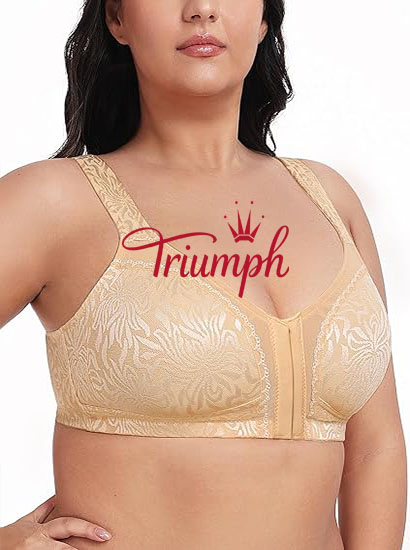 Triumph - 3 darab 🔥Női teljes fedőképességű vezeték nélküli komfort melltartó párnázat nélkül