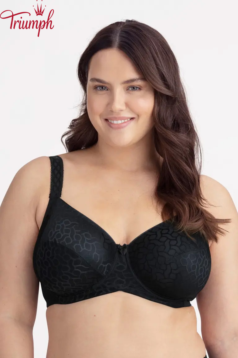 Triumph - (3 db) aládrótozott jacquard melltartó