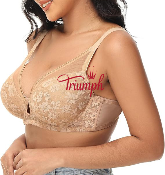 Triumph - (3 db) Női csipkés push-up melltartó