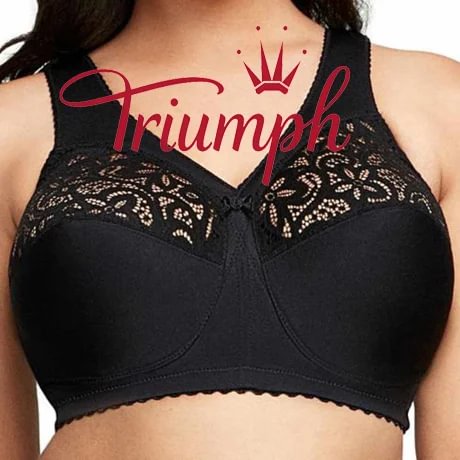 Triumph – (3 db) 💥Csipke félig párnázott melltartó