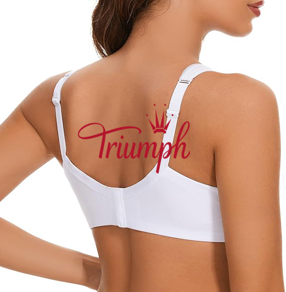 Triumph - 3 darab 🔥Női csipke melltartó nagy méretű, teljes fedésű virágos emelő melltartó
