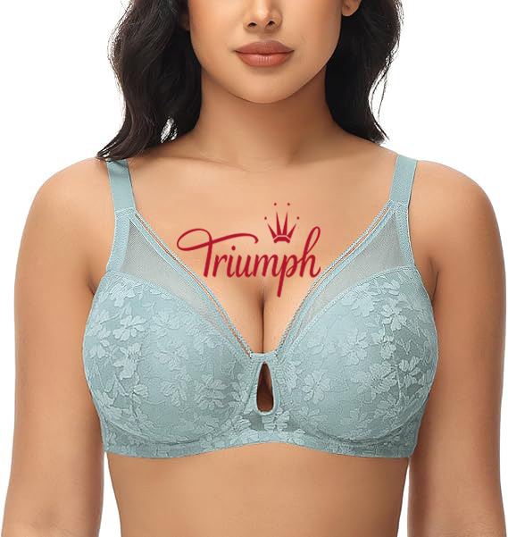 Triumph - (3 db) Női csipkés push-up melltartó
