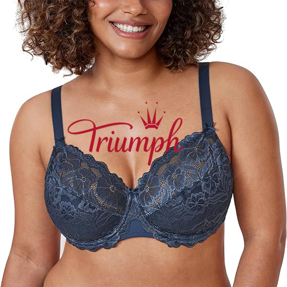 Triumph - 3 darab 🔥Nagy méretű teljes kupa csipke melltartó