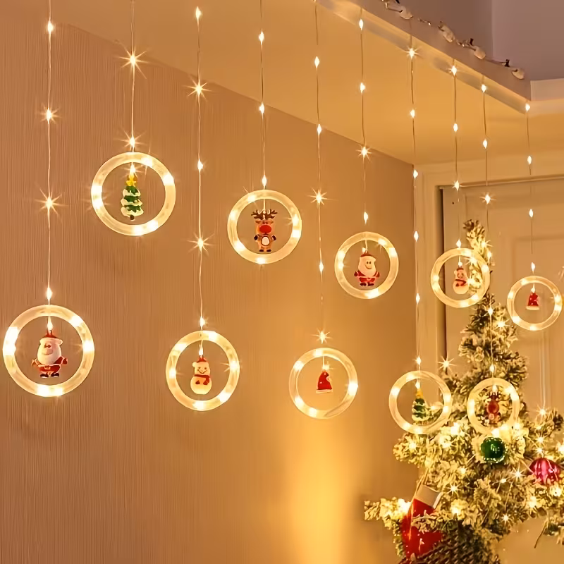 10pcs mini snowflake led string lights usb powered made of plastic suitable for wall decoration in home bedrooms windows curtains doors etc   indoor   decorations 118 11 inches living room decor Product details 4