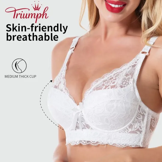 [3 darab] Triumph csipke melltartó [75-105]