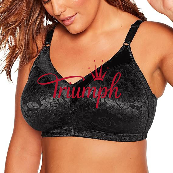 💖Triumph 3 részes szett, új, vezeték nélküli támasztó csipke melltartó