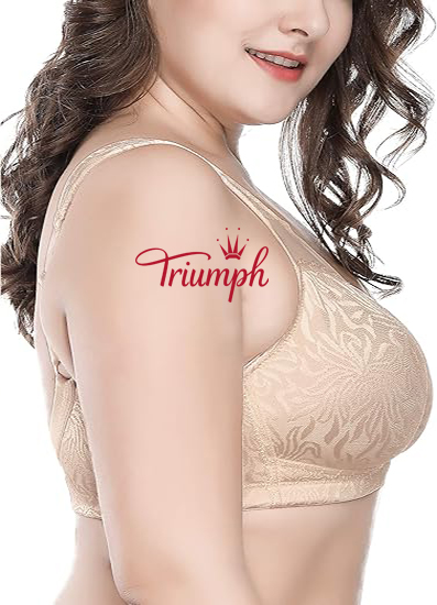 Triumph - 3 darab 🔥Női teljes fedésű plus méretű kényelmes zsugor melltartó, vezetékek nélkül, párnázás nélkül