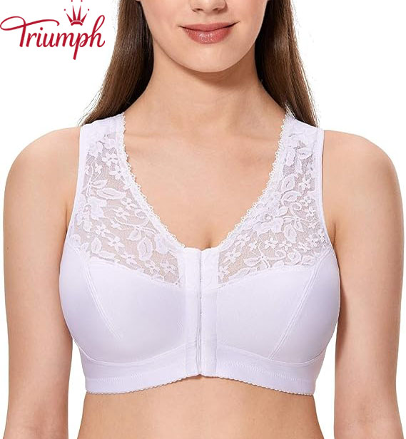 Triumph - 3 részes vezeték nélküli csipke melltartó szett