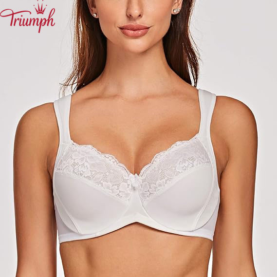 Triumph - 3 db 🔥női csipke molett melltartó