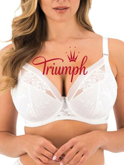 Triumph - (3 db)💯 Csipke párnázott mély V melltartó