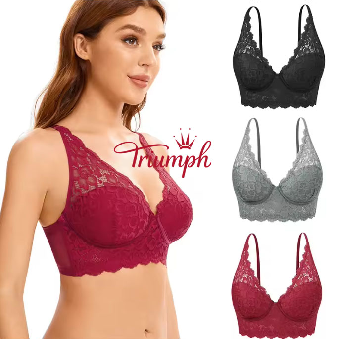 TRIUMPH - 3 SZT. 💥lace anti-sagging push-up bra