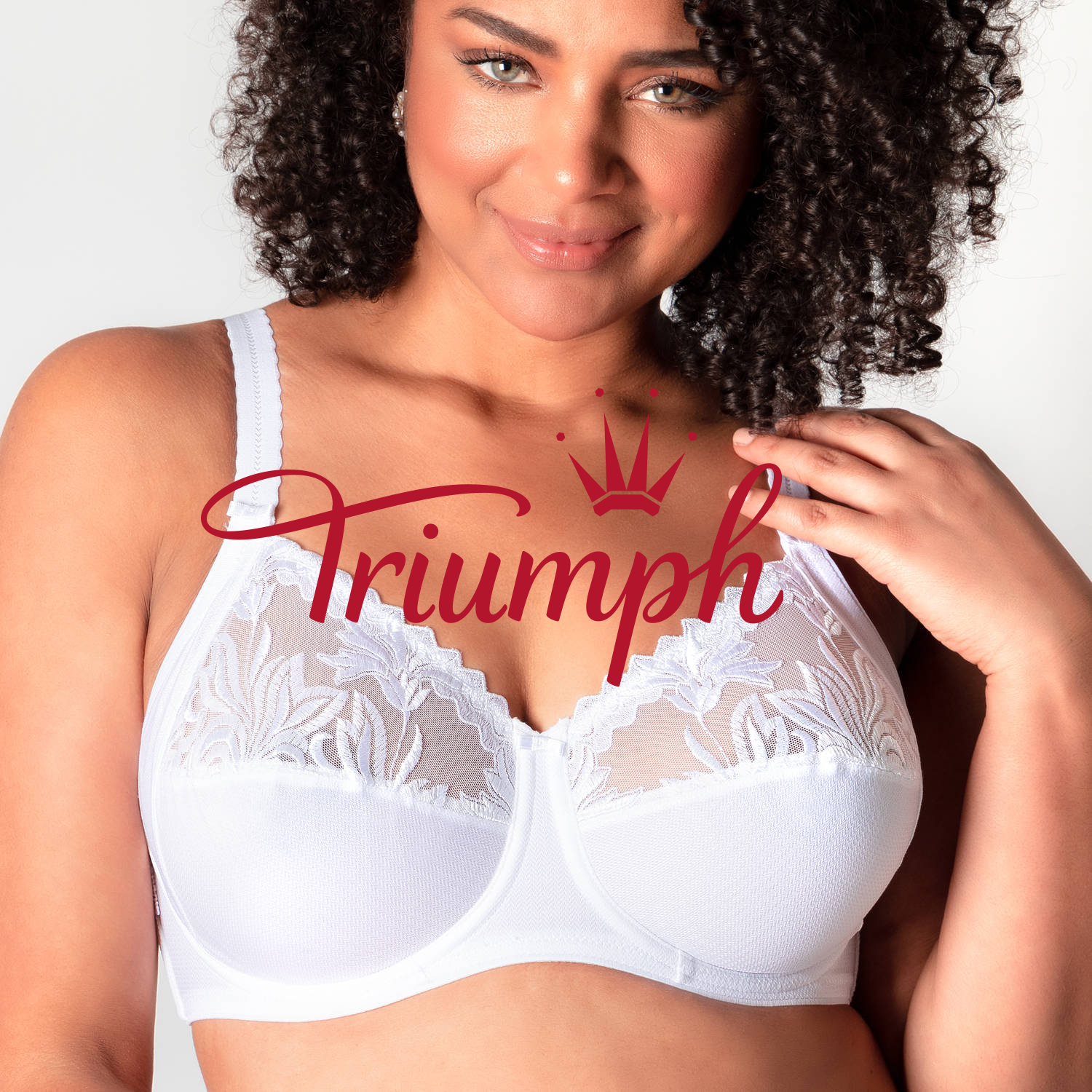Triumph - (3 db) Virágos hímzett acélgyűrű melltartó