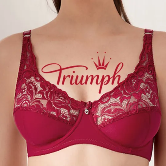 Triumph - 3 darabos 💥Csipke varrat nélküli melltartó [75C-105E]