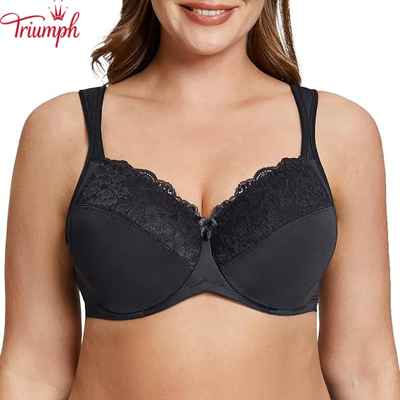 Triumph - 3 db 🔥női csipke molett melltartó