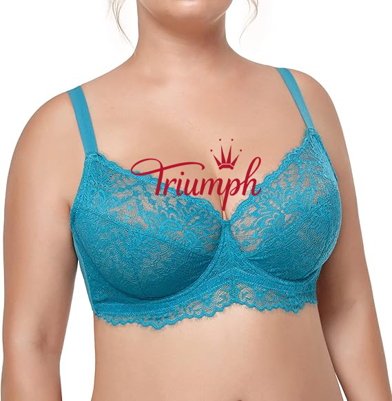 Triumph - 3 darab 🔥Női teljes kupa csipke melltartó