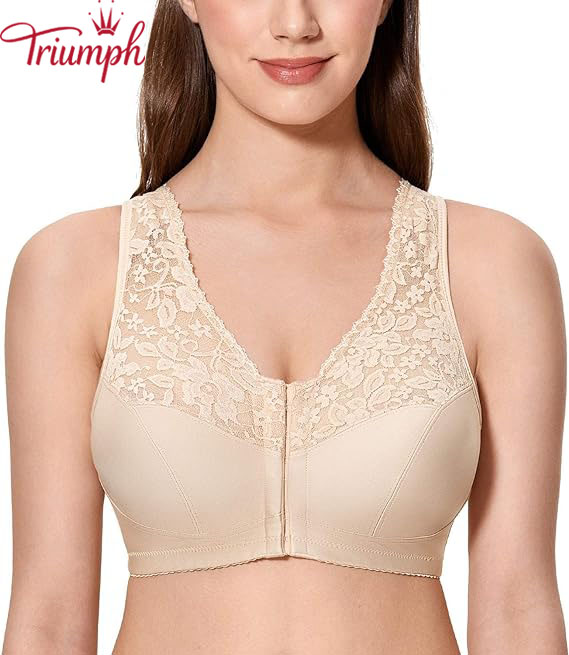 Triumph - 3 részes vezeték nélküli csipke melltartó szett