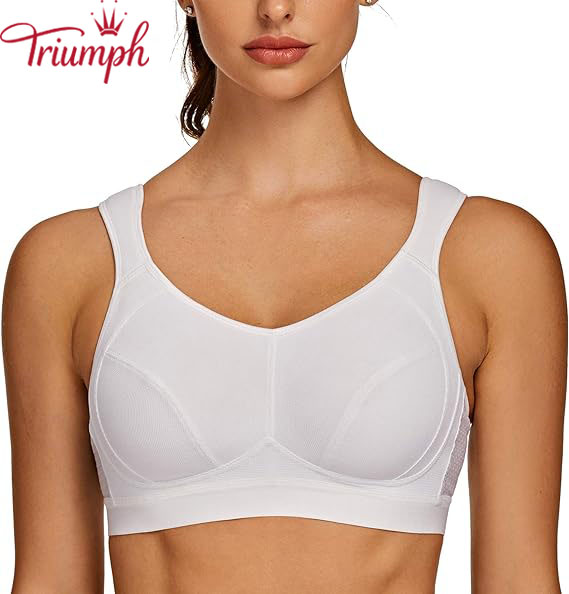 TRIUMPH - 🔥Női nagy ütést támogató vezeték nélküli Stretch Control nagyméretű sportmelltartó [75A-110E] 3 DÉS KÉSZLET