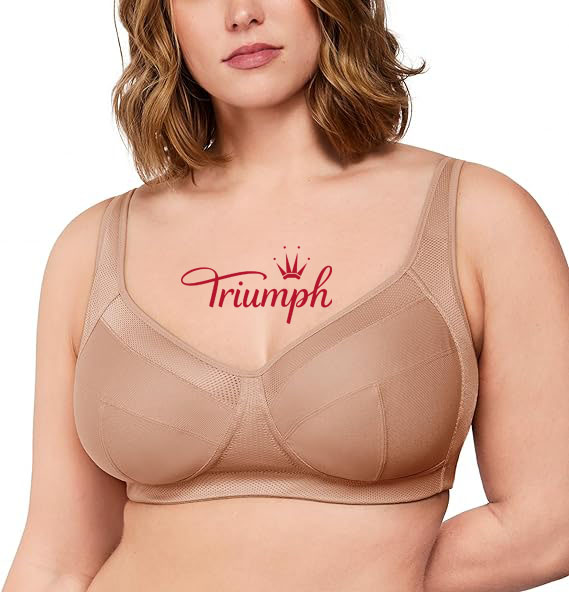 Triumph - 3 db 🔥Légáteresztő női csipke melltartó