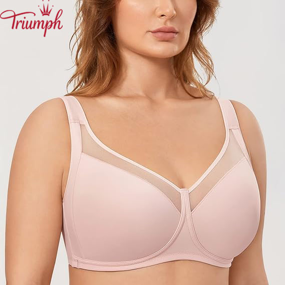 Triumph - 3 darab 🔥Vezeték nélküli plusz méretű, teljes fedőképességű, béleletlen támasztó melltartó