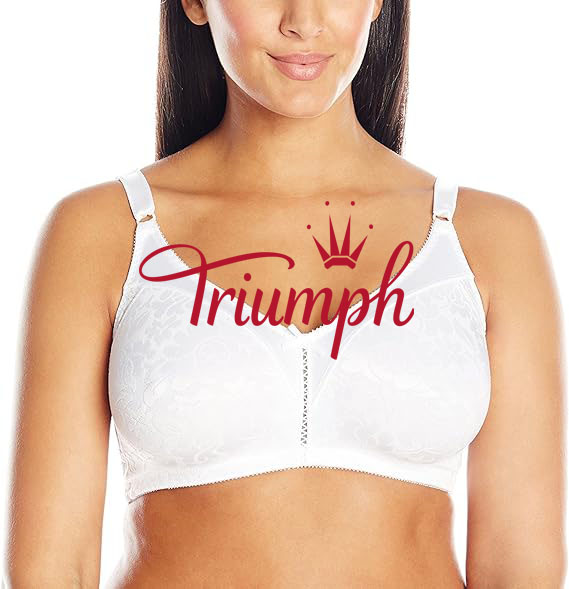 💖Triumph 3 részes szett, új, vezeték nélküli támasztó csipke melltartó