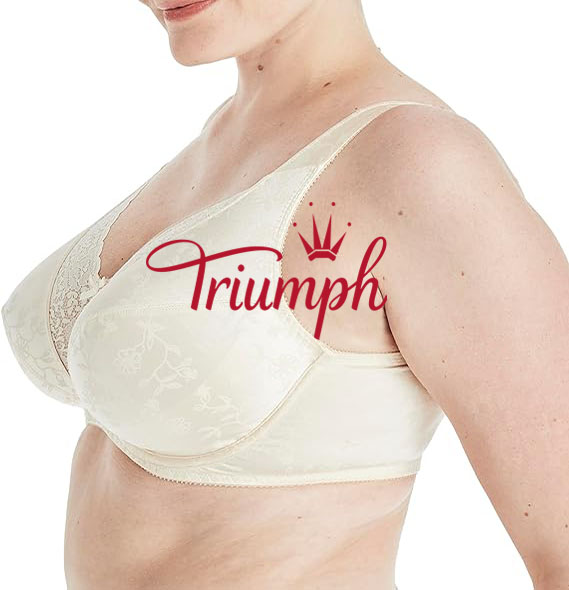 TRIUMPH - 🔥Sexy hímzett csipke push-up melltartó [75A-110E], 3 db