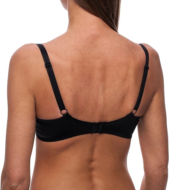 TRIUMPH - 3DB (75A-110F) 💝Női átlátszó csipke nagyméretű béleletlen melltartó
