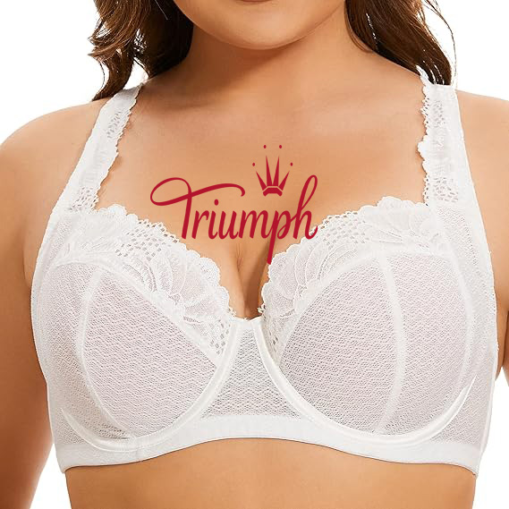 Triumph - (3 db)Női nagyméretű csipke aládrótozott melltartó