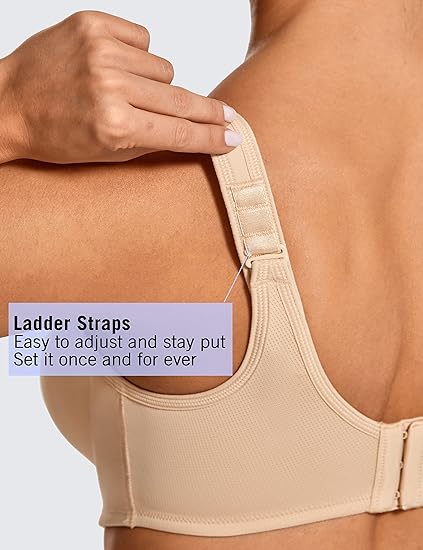 Triumph - 3 darab 🔥Nagy szilárdságú, plusz méretű sportmelltartó állítható pántokkal