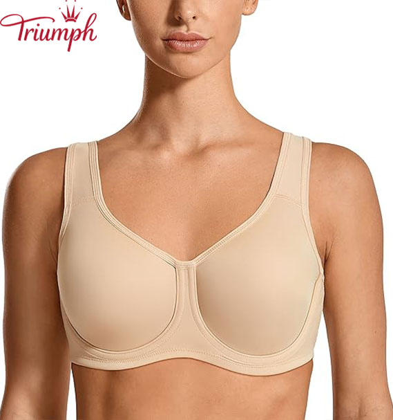 Triumph - 3 darab 🔥Nagy szilárdságú, plusz méretű sportmelltartó állítható pántokkal