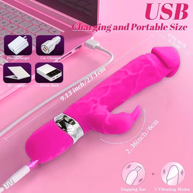 女性电动按摩棒g点 成人 玩具，g点按摩器 ，附带10种振动模式，可充电锂电池，女士 用品，  商品详情 2