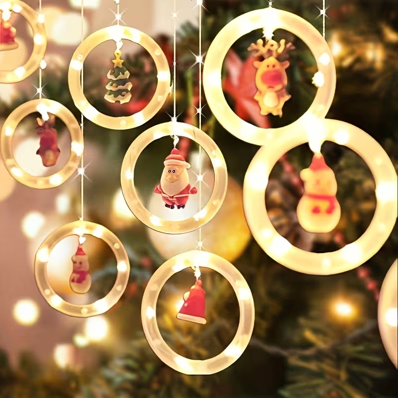 10 mini hópehely LED-es fényfüzér, USB-ről táplált, műanyagból készült, alkalmas hálószobába való faldekorációra, ablakokra, függönyökre, ajtókra stb., tökéletes beltéri ünnepi partik dekorációjához - 118,11 hüvelyk, nappali dekorációhoz.