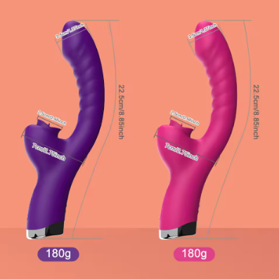 2 az 1-ben vibrátor nőknek, G-pont és csikló stimulátor, erős vibrátor, vibráló pálca, csiklószívó stimulátor, felnőtt szexuális játék