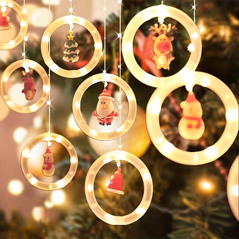 10pcs mini snowflake led string lights usb powered made of plastic suitable for wall decoration in home bedrooms windows curtains doors etc   indoor   decorations 118 11 inches living room decor Product details 1