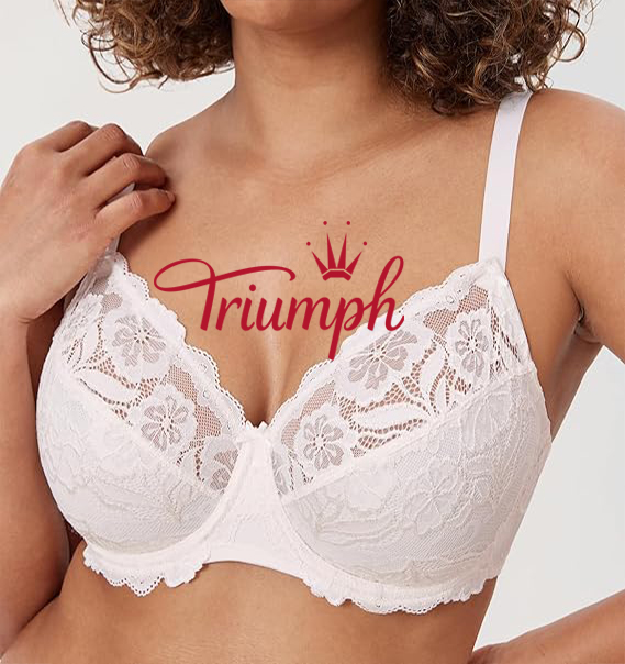 Triumph - 3 darab 🔥Nagy méretű teljes kupa csipke melltartó