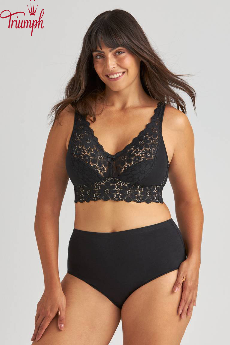 Triumph - Csipkés melltartó merevítő nélkül (3 darabos)