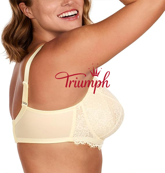 Triumph - 3 darab 🔥Női teljes kupa csipke melltartó