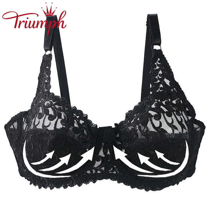 Triumph – Sexy ultratenká vyšívaná čipkovaná podprsenka【S-7XL】