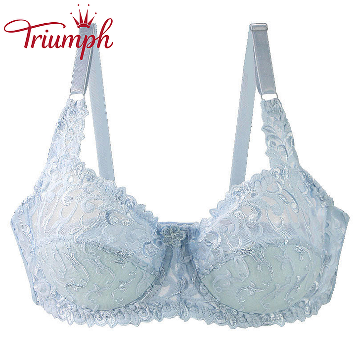 Triumph – Sexy ultratenká vyšívaná čipkovaná podprsenka【S-7XL】