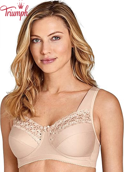 Triumph - (3db) Női vezeték nélküli pamut melltartó