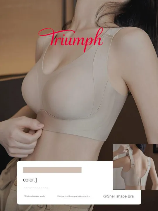 Triumph - 3 csomag 💥Légáteresztő hátsó melltartó [70A-105D]