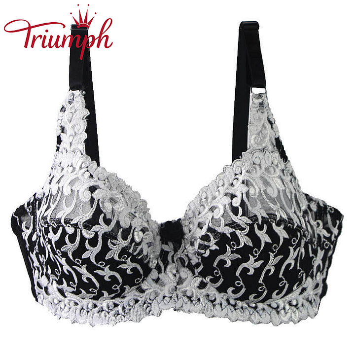 Triumph – Sexy ultratenká vyšívaná čipkovaná podprsenka【S-7XL】