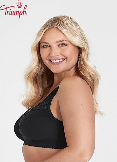 Triumph - (3db) Női vezeték nélküli pamut melltartó