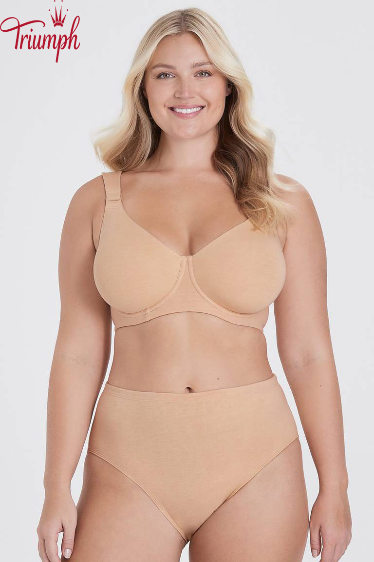 Triumph - (4 db.) Pamut merevítős melltartó